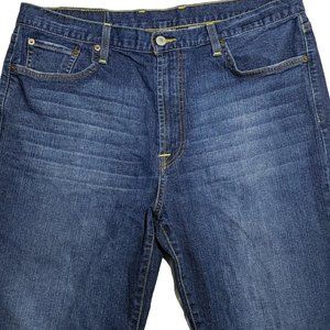 Lucky Brand Classic Fit Jeans Men's Size 36 Blue Denim Straight Dungarees USA